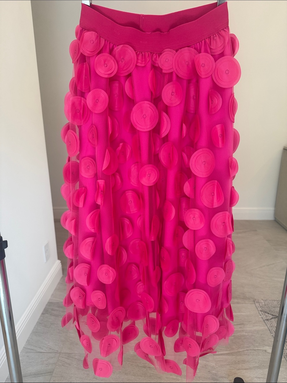 Bold Pink Women's Skirt — Designer Style